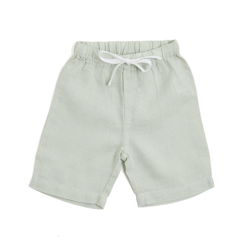 Pure linen Baby Sea Foam Short-Shell Collection