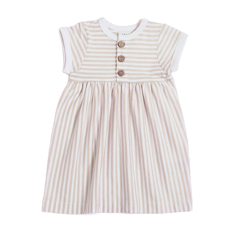 Organic Cotton Baby Dress- Striped Collection