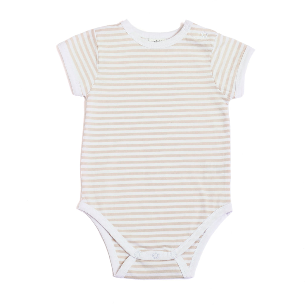 Organic Cotton baby -Bodysuit Short Sleeve-Striped Collection