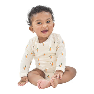 Organic Cotton - Bodysuit -  Carrot Collection- Long sleeve